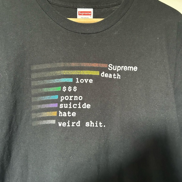 Supreme chart t shirt - Picture 2 of 4